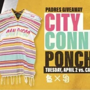 San Diego Padres City Connect Poncho